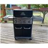 Image 1 : Outdoor Garden Lot with Broil King Gas Barbeque, Planter Boxes, Green Table, Tools and Hose