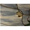 Image 4 : Four Arched Stained Glass Panels, Three Landscape Variations and One Lobster Theme, 35x39 in