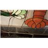 Image 6 : Four Arched Stained Glass Panels, Three Landscape Variations and One Lobster Theme, 35x39 in