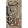 Image 2 : Set of Souvenir Glassware Including Switzerland and Holland Motifs