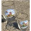 Image 3 : Set of Souvenir Glassware Including Switzerland and Holland Motifs