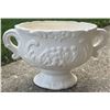 Image 10 : Decorative Ceramic Lot: Spice Set, Creamer, Figurine Planter, White Jardiniere