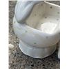 Image 9 : Decorative Ceramic Lot: Spice Set, Creamer, Figurine Planter, White Jardiniere