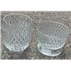 Image 2 : Crystal Glass Barware Including Tumblers, Dessert Bowls, Glasses, and Serving Pieces