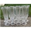 Image 7 : Crystal Glass Barware Including Tumblers, Dessert Bowls, Glasses, and Serving Pieces