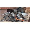 Image 1 : Stainless Steel Cookware, Frying Pans, Utensils, Knives, and Bakeware