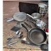 Image 2 : Stainless Steel Cookware, Frying Pans, Utensils, Knives, and Bakeware