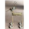 Image 1 : Metal Cat Sculpture With Nail Whiskers and Industrial Component Details