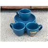 Image 10 : Three Sets of Demitasse Cups and Saucers, Mixed Makers, China, Japan, Maxwell & Williams
