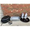 Image 1 : T-fal Irons, USA Enamel Roaster, Aluminium Tray, Lazy Susan, 6 Salt and Pepper Shakers