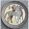 Image 5 : Group Lot: Greek Plates, Gibson Plaque, Vintage Mason Jars, Pottery Box, Lamp, Vase