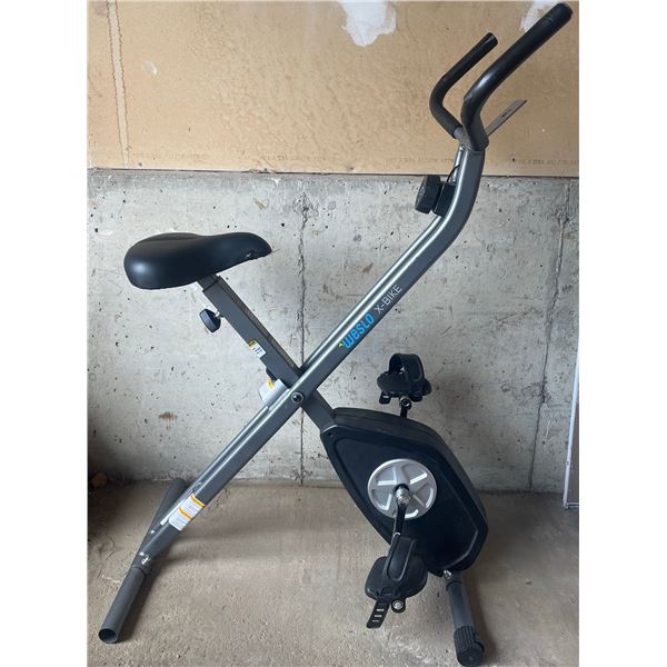 Weslo X-Bike Folding Exercise Bike with Adjustable Tension Control