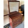 Image 3 : Sweet Dreams Storage - 2 Mirrored Dressers and 2-Drawer Nightstand in Cherry and Walnut Tones