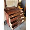Image 4 : Sweet Dreams Storage - 2 Mirrored Dressers and 2-Drawer Nightstand in Cherry and Walnut Tones