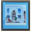 Image 4 : Six Framed Prints with Glass Including Monet, Tiffany, McKnight, Greek Island Scenes
