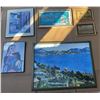 Image 1 : Four Framed Prints and Two Framed African Themed Mixed Media Artworks with Glass