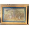 Image 9 : Four Framed Prints and Two Framed African Themed Mixed Media Artworks with Glass
