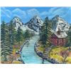 Image 11 : Four Framed Artworks, Three Signed Paintings, One Large Unsigned Possibly a Print