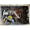 Image 25 : Hand Tools, Heavy Duty Extension Cords, Bench Grinder, Two Metal Boxes, Four-Tier Shelf