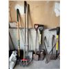 Image 4 : Gardening and Winter Tools with Snow Shovel and Two Post Hole Diggers