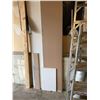 Image 4 : Four Ladders, Odd Size Drywall, Angle Iron Pieces and 2"x4"x8' Boards