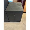 Image 4 : Black 3-Piece Bedroom Storage Set - 6-Drawer Chest, 5-Drawer Tall Chest and 2-Drawer Nightstand