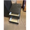Image 8 : Black 3-Piece Bedroom Storage Set - 6-Drawer Chest, 5-Drawer Tall Chest and 2-Drawer Nightstand