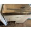 Image 2 : Box Freezer or Refrigerator with Metal Lid, Approx. 30.5 x 30.5 x 33 Inches, Unknown Condition