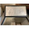 Image 4 : Box Freezer or Refrigerator with Metal Lid, Approx. 30.5 x 30.5 x 33 Inches, Unknown Condition