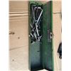 Image 6 : Power Tool Lot: Black & Decker Drill & Jigsaw, Ryobi Belt Sander, Dremel 275-02, Keys