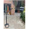 Image 1 : Hamilton & Spill 5-Arm Arc Floor Lamp - Black with 5 Dome Shades, 92" High, Tested and Working