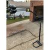 Image 2 : Hamilton & Spill 5-Arm Arc Floor Lamp - Black with 5 Dome Shades, 92" High, Tested and Working