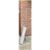 Image 1 : Metal Coat Rack Approximately 5'4" Tall and Rolled Green Shag Area Rug