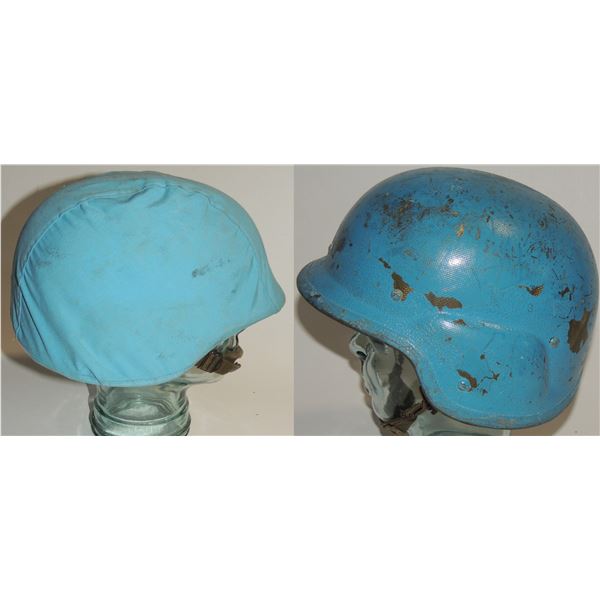 5 1980's PASGT United Nations Helmet w/ Cover