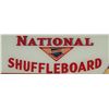 Image 14 : #9  National Shuffleboard Bowling Glass Sign Pair