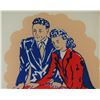 Image 5 : #9  National Shuffleboard Bowling Glass Sign Pair