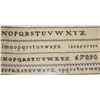 Image 7 : #12 Antique 1827 School Alphabet Sampler Stitching