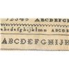 Image 8 : #12 Antique 1827 School Alphabet Sampler Stitching