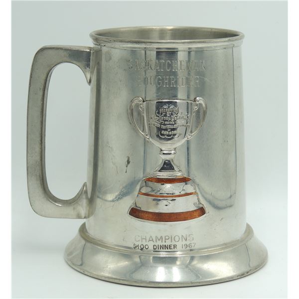 13 1967 Saskatchewan Roughrider Presentation Mug