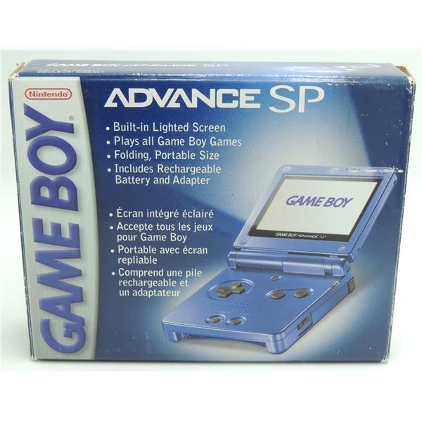 #18  Nintendo Game Boy Advance SP System CIB