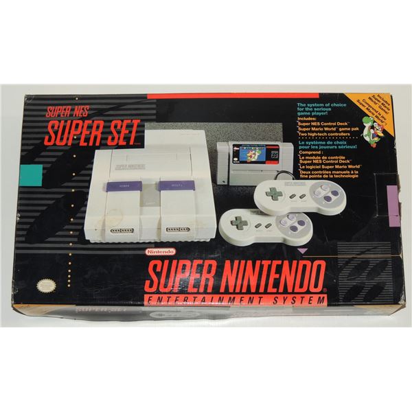 #20 Super Nintendo System CIB Tested & Working!