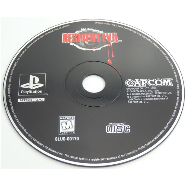 #21 Playstation One PS1 Resident Evil 1 Game
