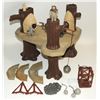 Image 1 : #28 Kenner 1983 Star Wars ROTJ Ewok Village +Ewoks