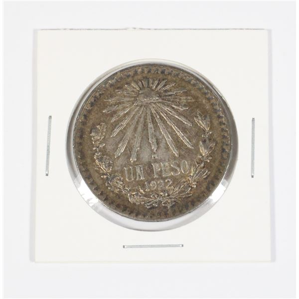 47 1922 Mexican Silver Peso Coin