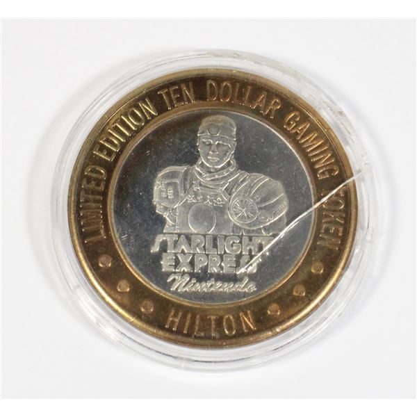 50 999 Fine Silver Hilton Las Vegas Nintendo Coin