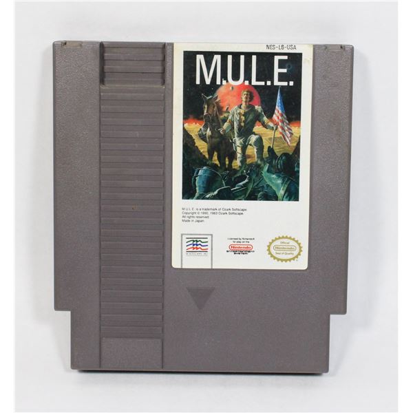 96 Nintendo NES Game M.U.L.E. MULE
