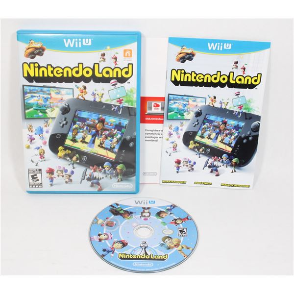 110 WiiU Game Nintendo Land CIB