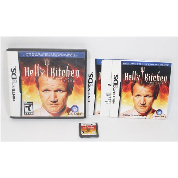 113 Nintendo DS Hell's Kitchen The Game CIB