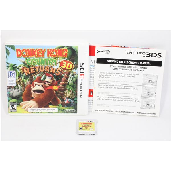 116 Nintendo 3DS Donkey Kong Country Returns 3D