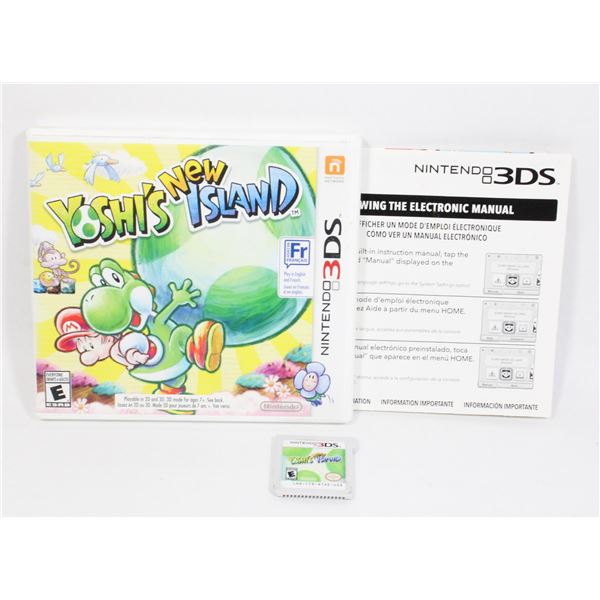 117 Nintendo 3DS Yoshi's New Island CIB